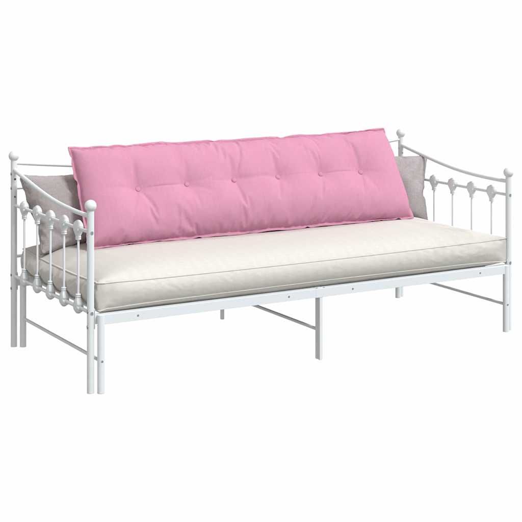 vidaXL Poduszka na plecy Różowy 180 x 19 x 50 cm tkanina