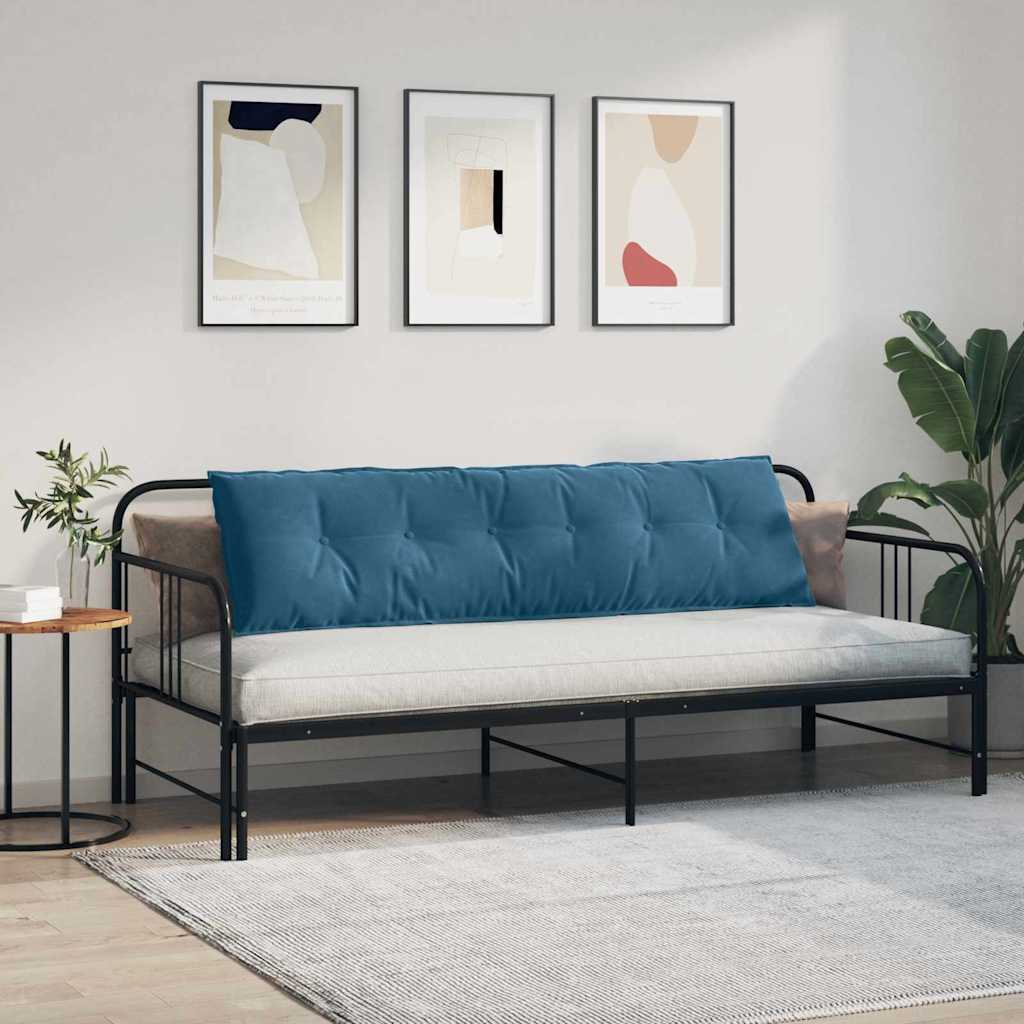 vidaXL Poduszka na plecy Niebieski 180 x 50 cm Tkanina sztruksowa