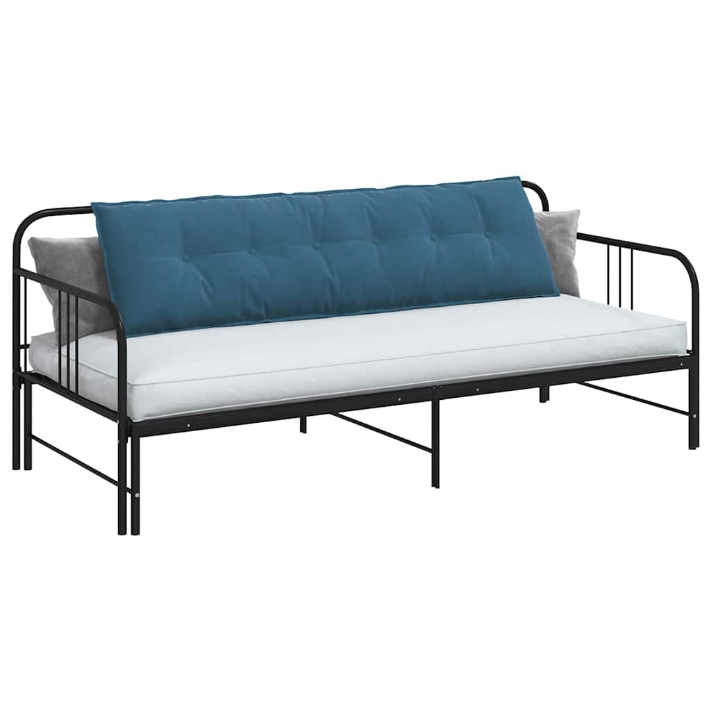 vidaXL Poduszka na plecy Niebieski 180 x 50 cm Tkanina sztruksowa