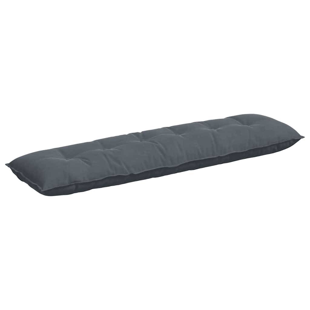 vidaXL Poduszka na plecy Ciemnoszary 180 x 50 cm Tkanina sztruksowa