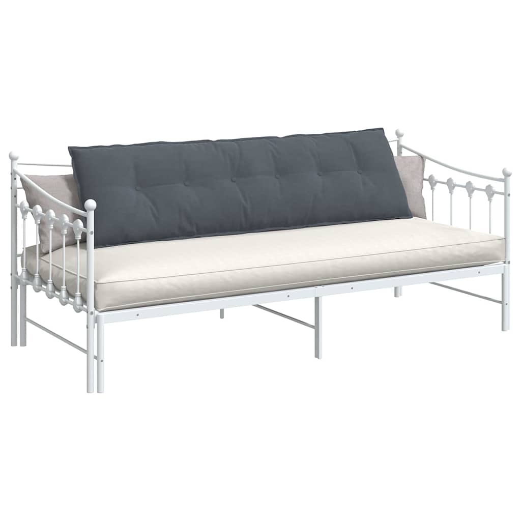 vidaXL Poduszka na plecy Ciemnoszary 180 x 50 cm Tkanina sztruksowa