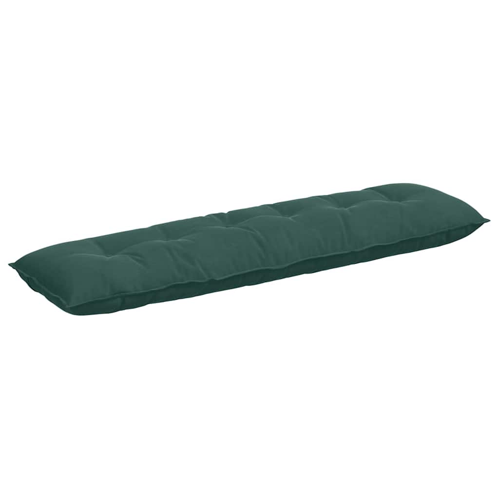 vidaXL Poduszka na plecy Ciemna zieleń 180 x 50 cm Tkanina sztruksowa