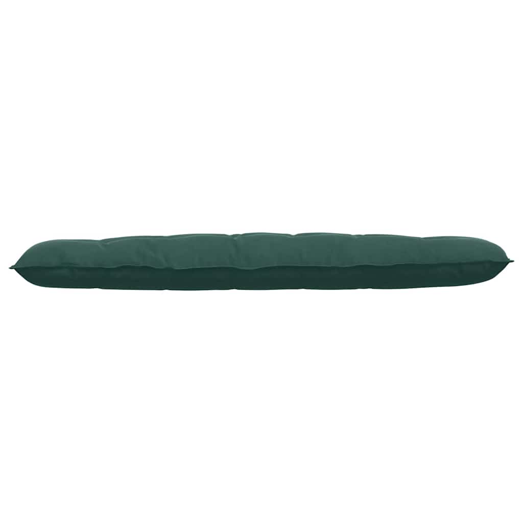 vidaXL Poduszka na plecy Ciemna zieleń 180 x 50 cm Tkanina sztruksowa