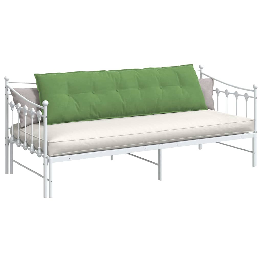 vidaXL Poduszka na plecy Jasnozielony 180 x 50 cm Tkanina sztruksowa
