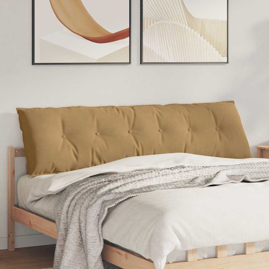 vidaXL Poduszka na plecy Brązowy 180 x 50 cm Tkanina sztruksowa