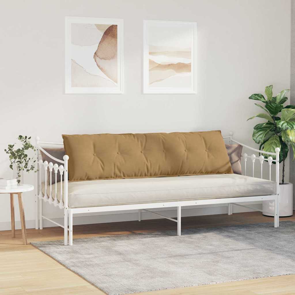 vidaXL Poduszka na plecy Brązowy 180 x 50 cm Tkanina sztruksowa
