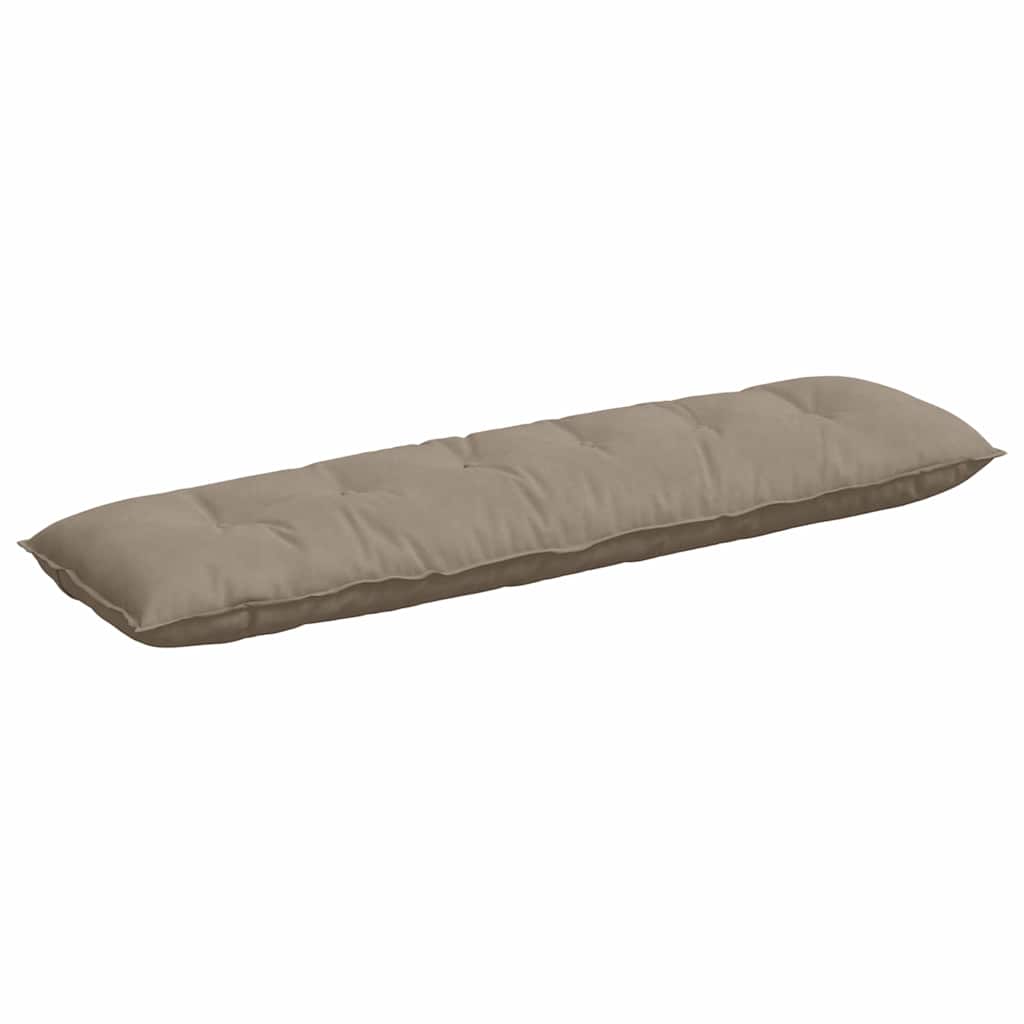 vidaXL Poduszka na plecy Ciemnoszary 180 x 50 cm Tkanina mikrofibrowa