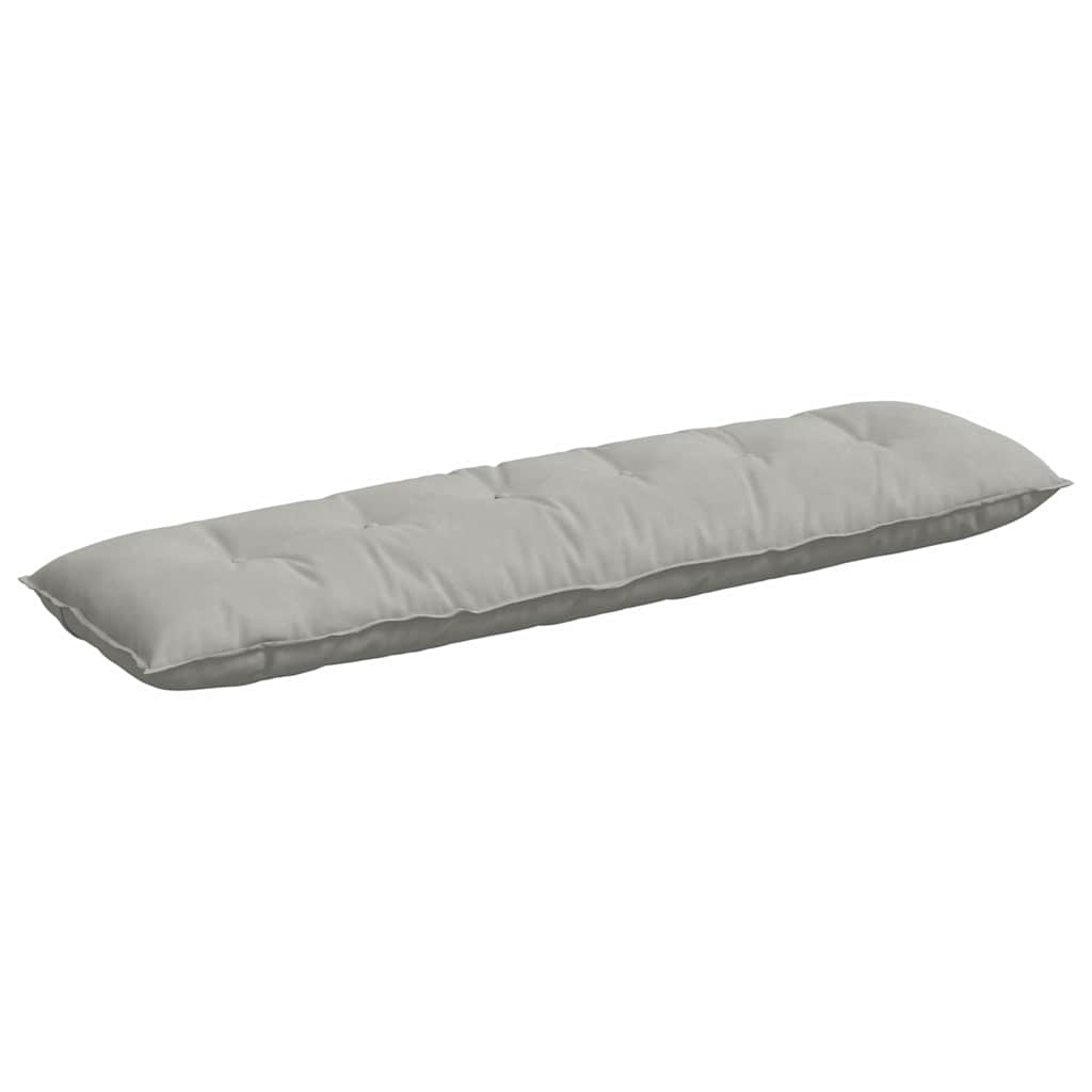 vidaXL Poduszka na plecy Jasnoszary 180 x 50 cm Tkanina mikrofibrowa