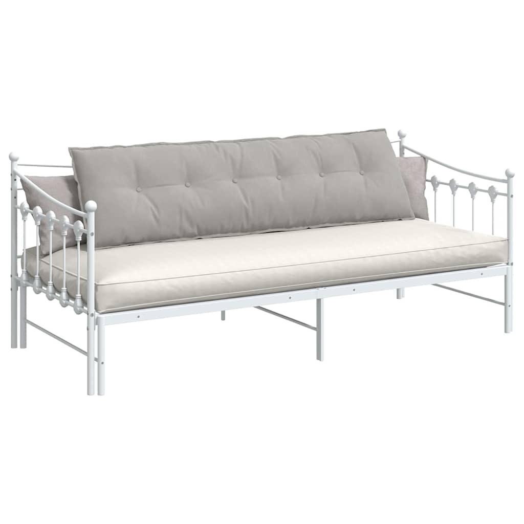 vidaXL Poduszka na plecy Jasnoszary 180 x 50 cm Tkanina mikrofibrowa