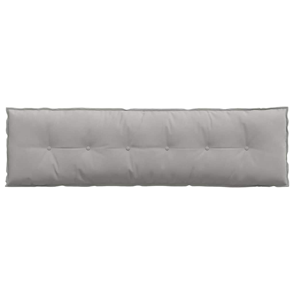 vidaXL Poduszka na plecy Jasnoszary 180 x 50 cm Tkanina mikrofibrowa