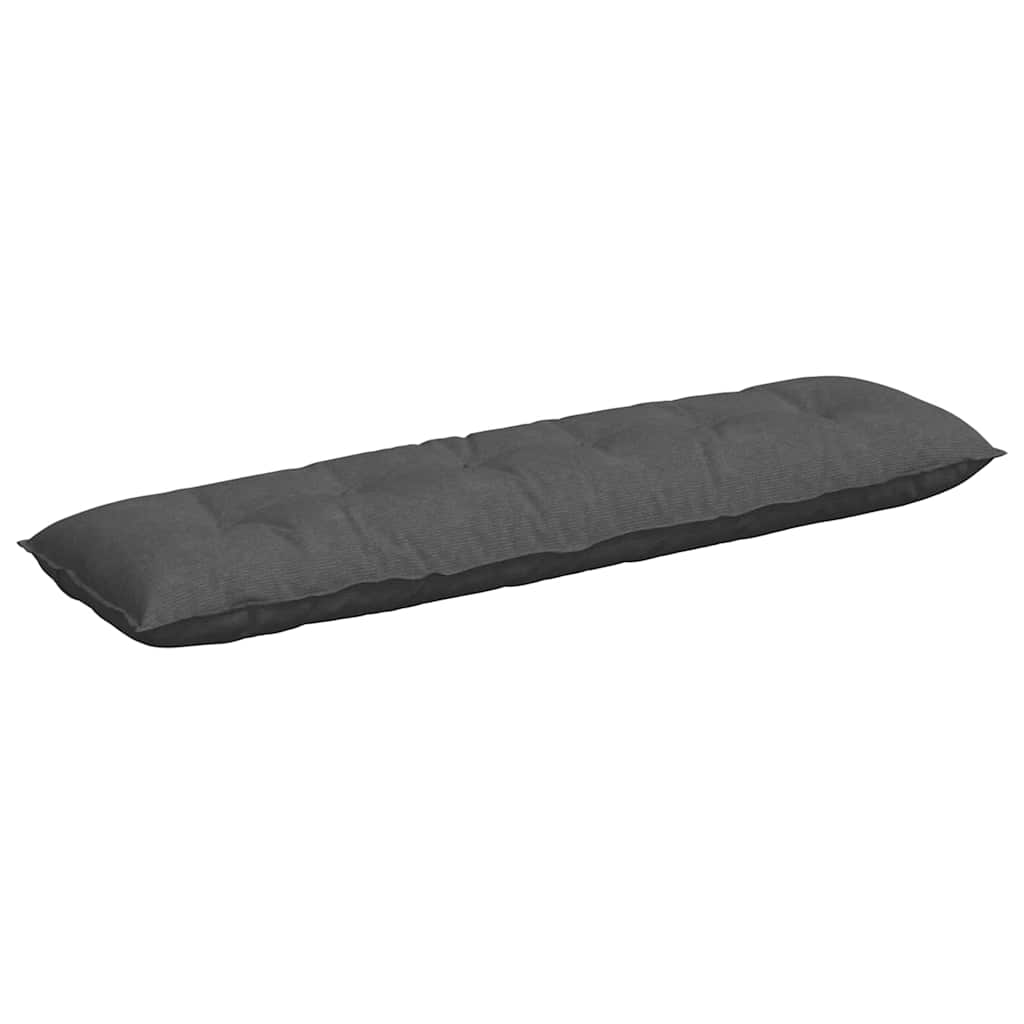 vidaXL Poduszka na plecy Ciemnoszary 180 x 50 cm Tkanina sztruksowa