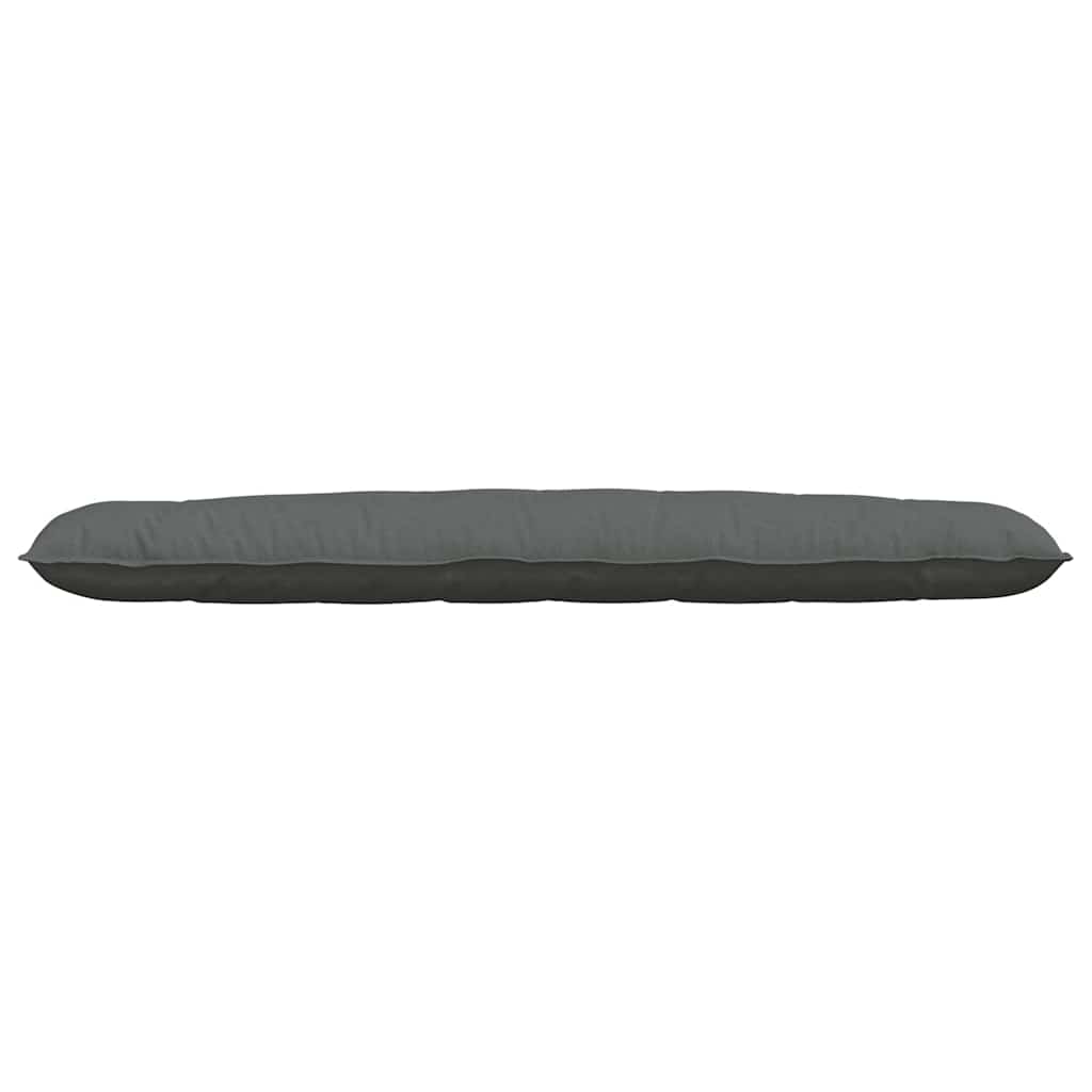 vidaXL Poduszka na plecy Ciemnoszary 200 x 19 x 50 cm tkanina