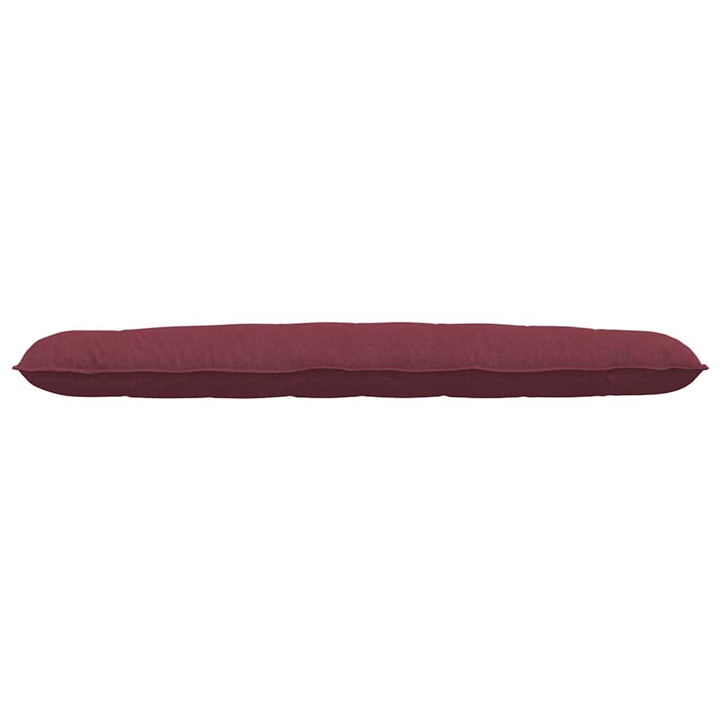 vidaXL Poduszka na plecy Czerwone wino 200 x 19 x 50 cm tkanina
