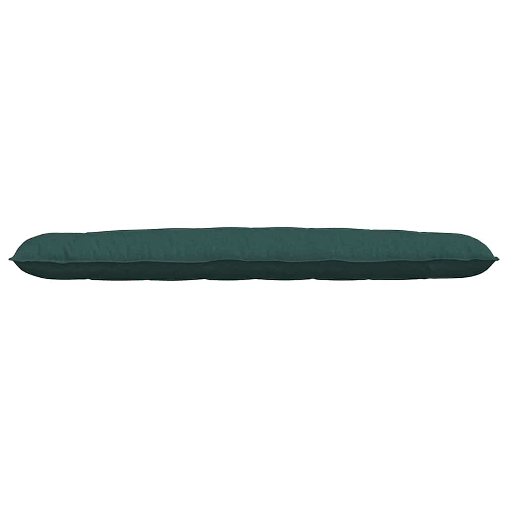 vidaXL Poduszka na plecy Ciemna zieleń 200 x 19 x 50 cm tkanina