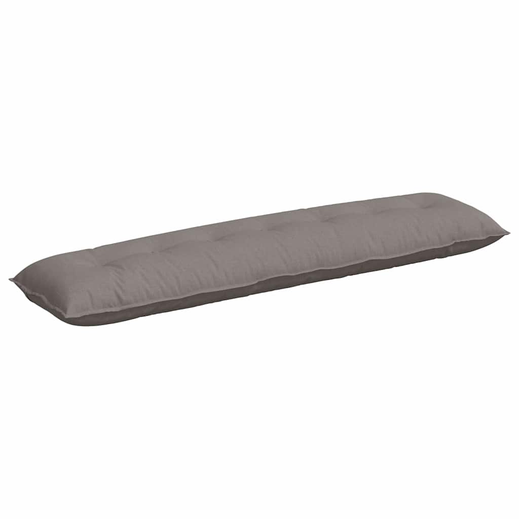 vidaXL Poduszka na plecy Ciemnoszary 200 x 19 x 50 cm tkanina