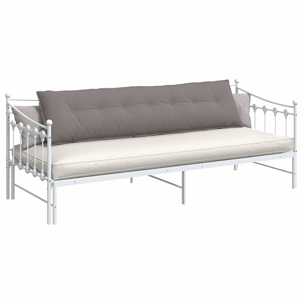 vidaXL Poduszka na plecy Ciemnoszary 200 x 19 x 50 cm tkanina