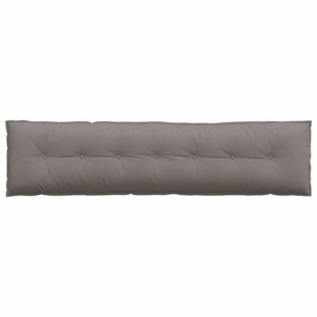 vidaXL Poduszka na plecy Ciemnoszary 200 x 19 x 50 cm tkanina