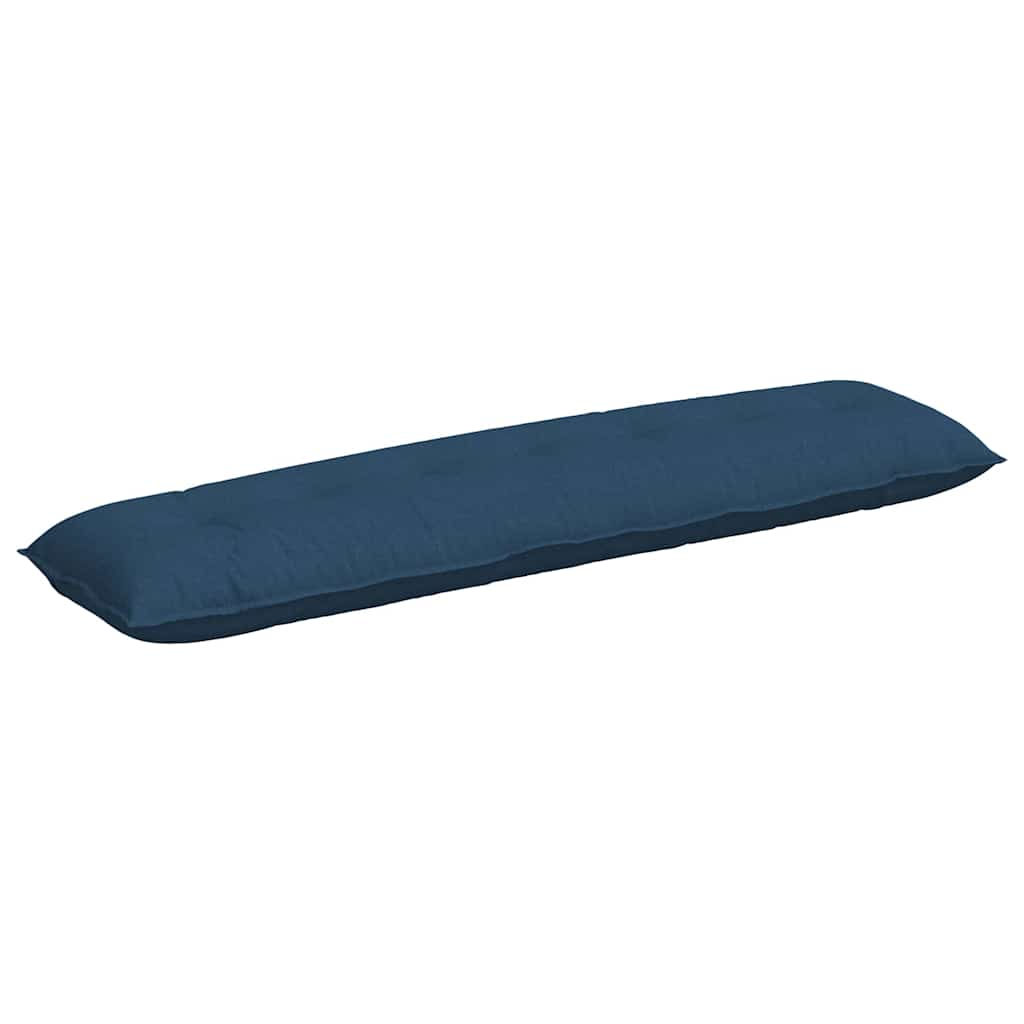 vidaXL Poduszka na plecy Niebieski 200 x 19 x 50 cm tkanina