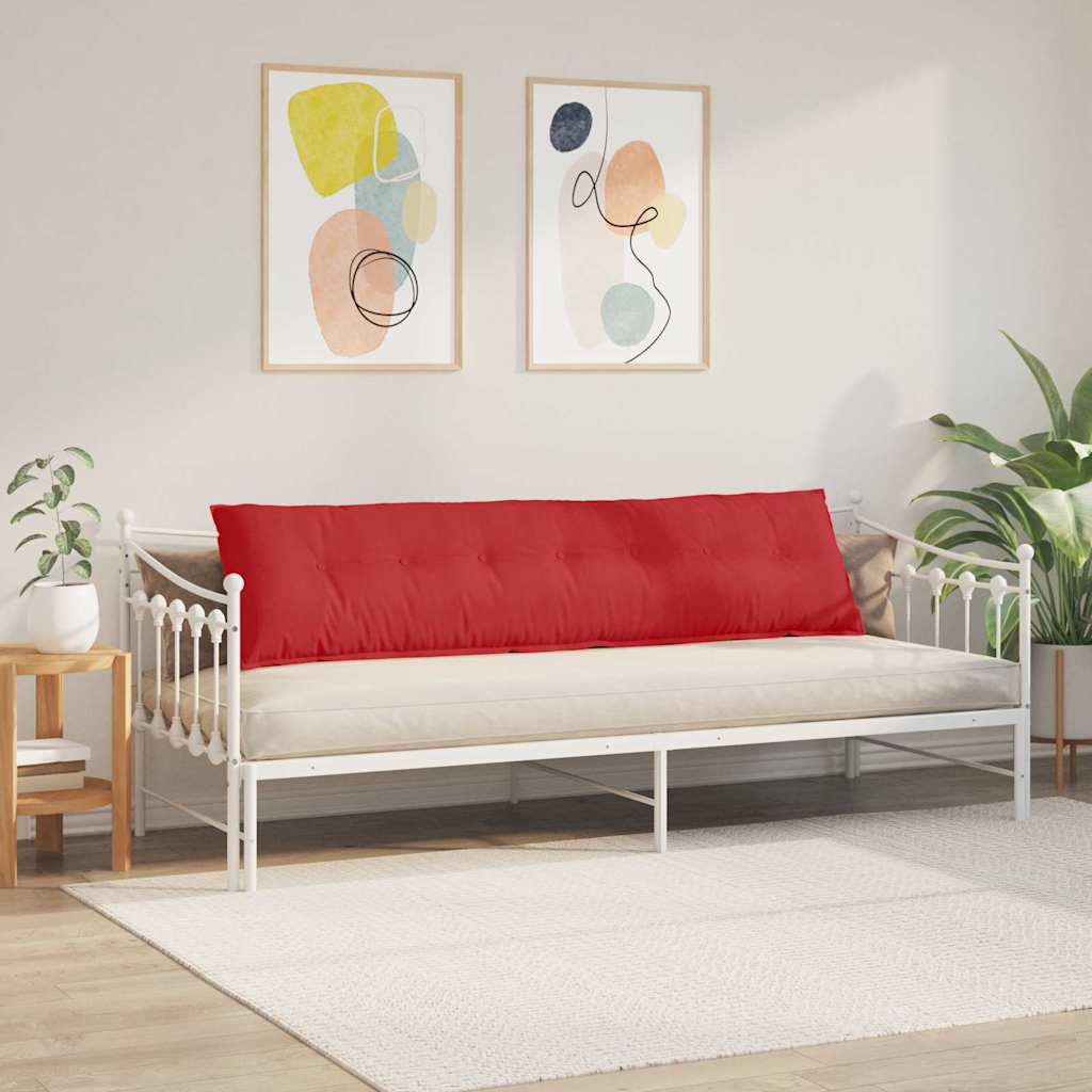 vidaXL Poduszka na plecy Czerwony 200 x 19 x 50 cm tkanina