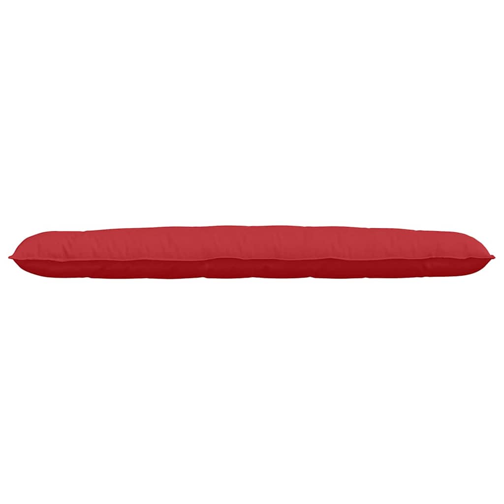 vidaXL Poduszka na plecy Czerwony 200 x 19 x 50 cm tkanina