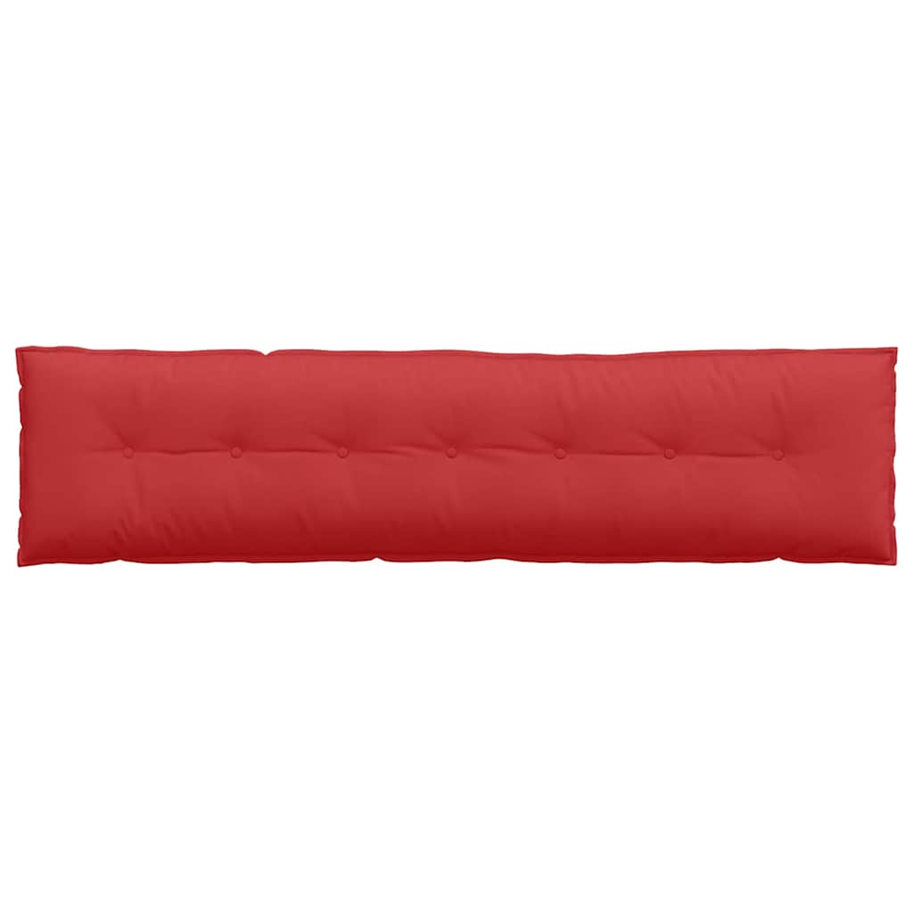 vidaXL Poduszka na plecy Czerwony 200 x 19 x 50 cm tkanina