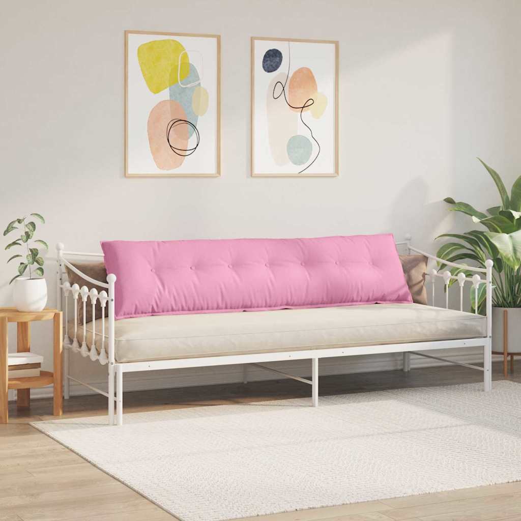 vidaXL Poduszka na plecy Różowy 200 x 19 x 50 cm tkanina
