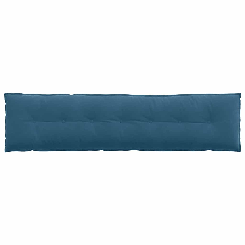 vidaXL Poduszka na plecy Niebieski 200 x 50 cm Tkanina sztruksowa