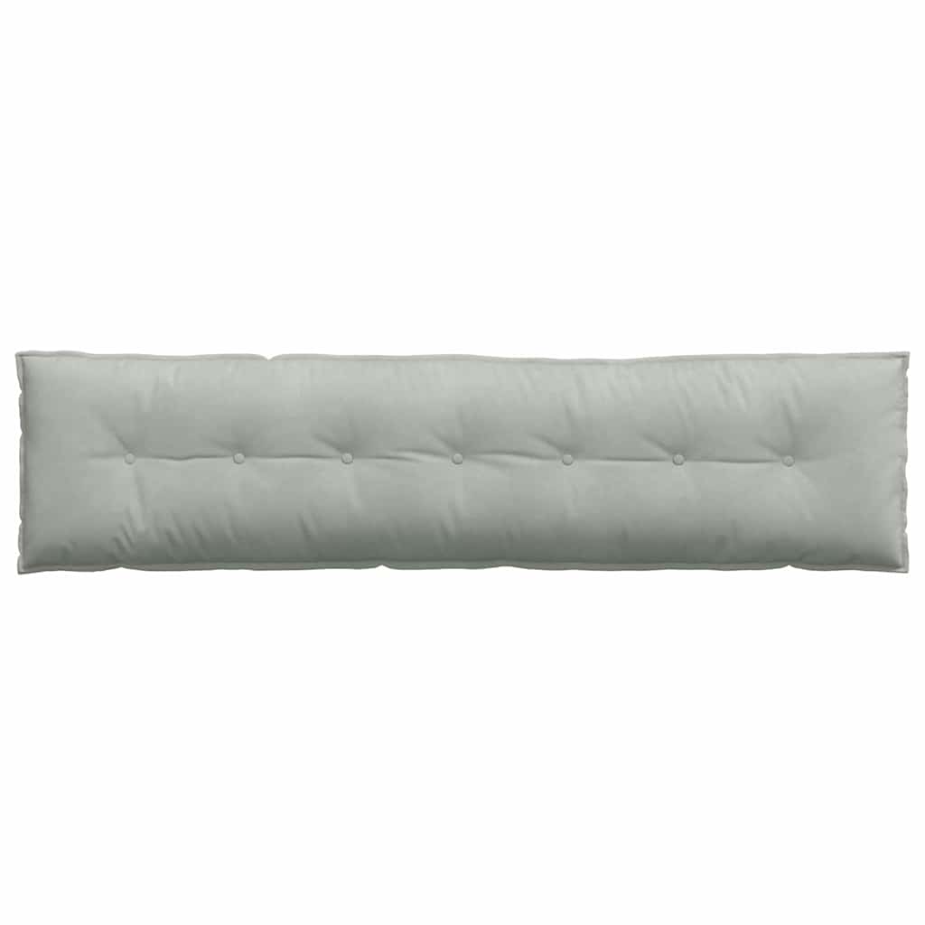 vidaXL Poduszka na plecy Jasnoszary 200 x 50 cm Tkanina sztruksowa