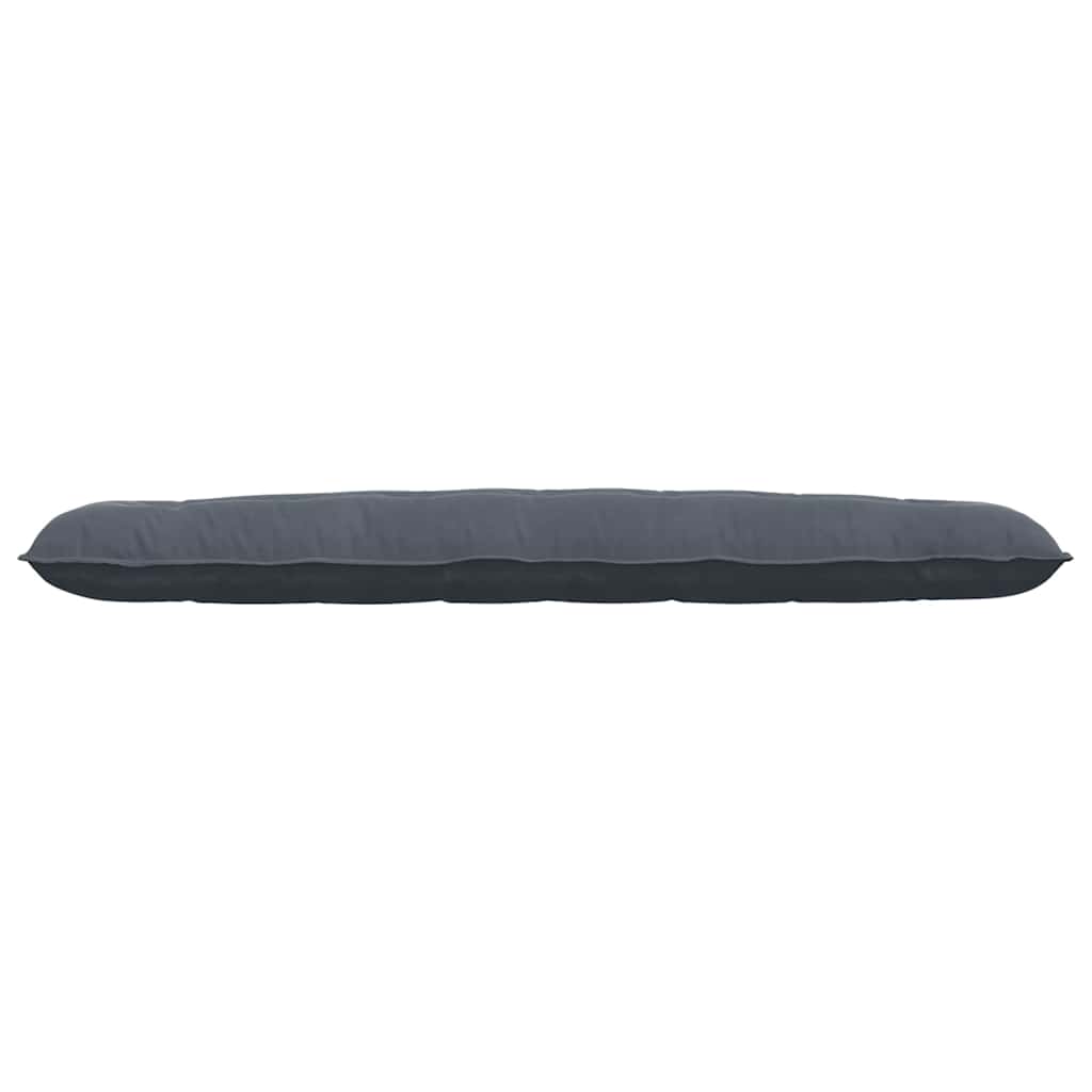 vidaXL Poduszka na plecy Ciemnoszary 200 x 50 cm Tkanina sztruksowa