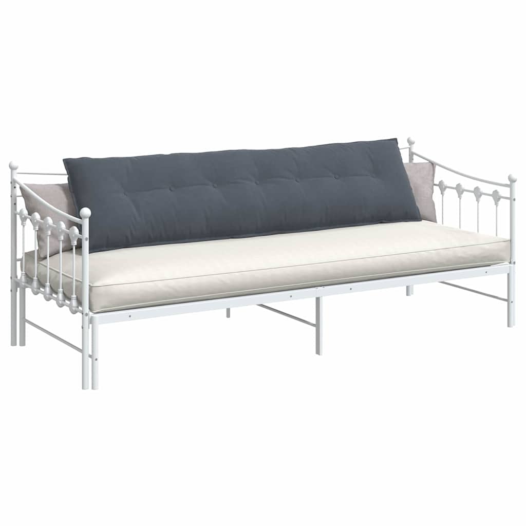 vidaXL Poduszka na plecy Ciemnoszary 200 x 50 cm Tkanina sztruksowa