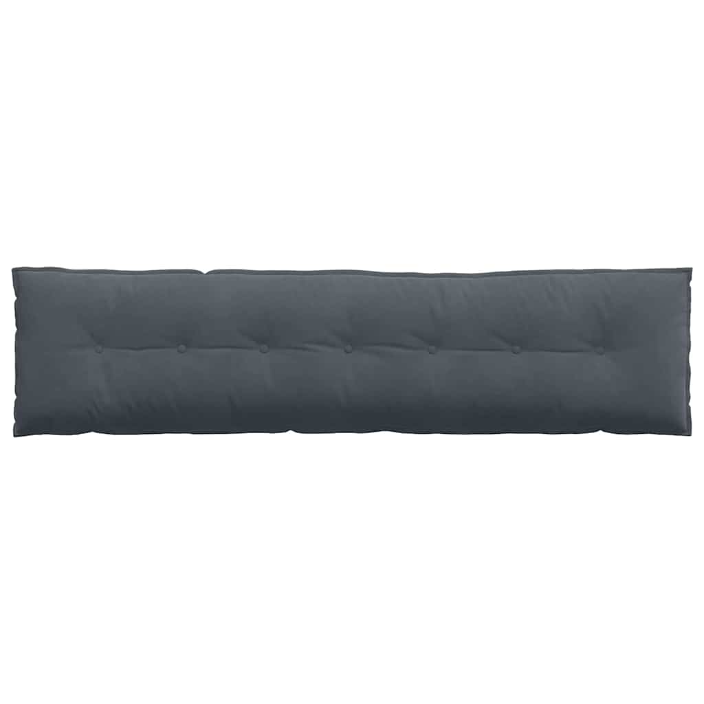 vidaXL Poduszka na plecy Ciemnoszary 200 x 50 cm Tkanina sztruksowa