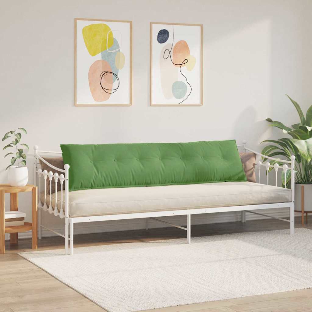 vidaXL Poduszka na plecy Jasnozielony 200 x 50 cm Tkanina sztruksowa