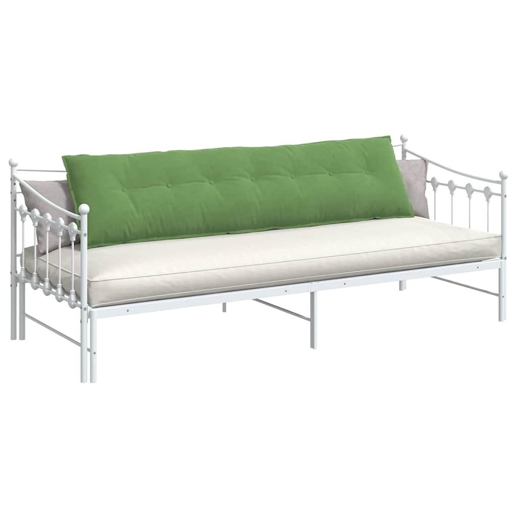 vidaXL Poduszka na plecy Jasnozielony 200 x 50 cm Tkanina sztruksowa