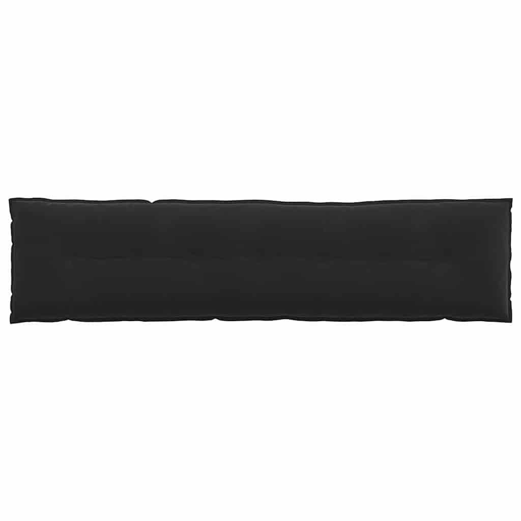 vidaXL Poduszka na plecy Czarny 200 x 50 cm Tkanina sztruksowa