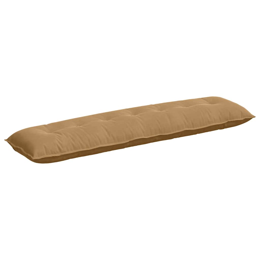 vidaXL Poduszka na plecy Brązowy 200 x 50 cm Tkanina sztruksowa