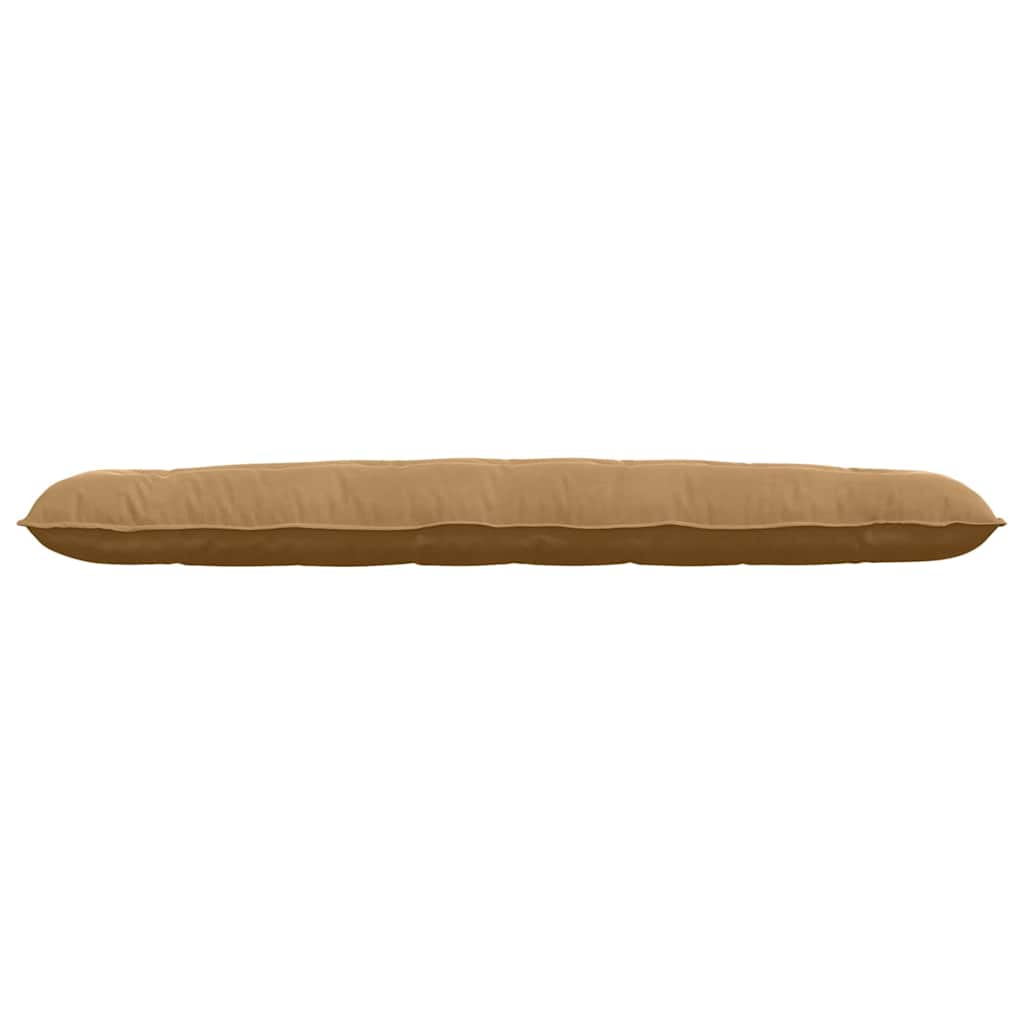 vidaXL Poduszka na plecy Brązowy 200 x 50 cm Tkanina sztruksowa