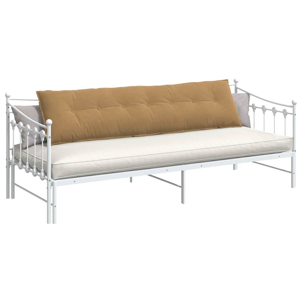 vidaXL Poduszka na plecy Brązowy 200 x 50 cm Tkanina sztruksowa