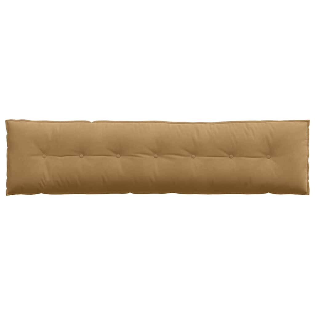 vidaXL Poduszka na plecy Brązowy 200 x 50 cm Tkanina sztruksowa