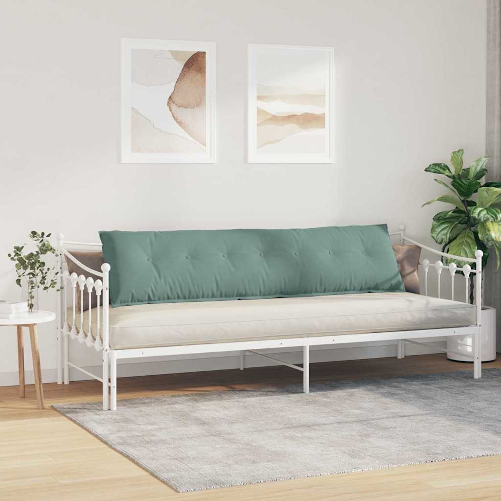vidaXL Poduszka na plecy Zielony morski 200 x 50 cm Tkanina sztruksowa