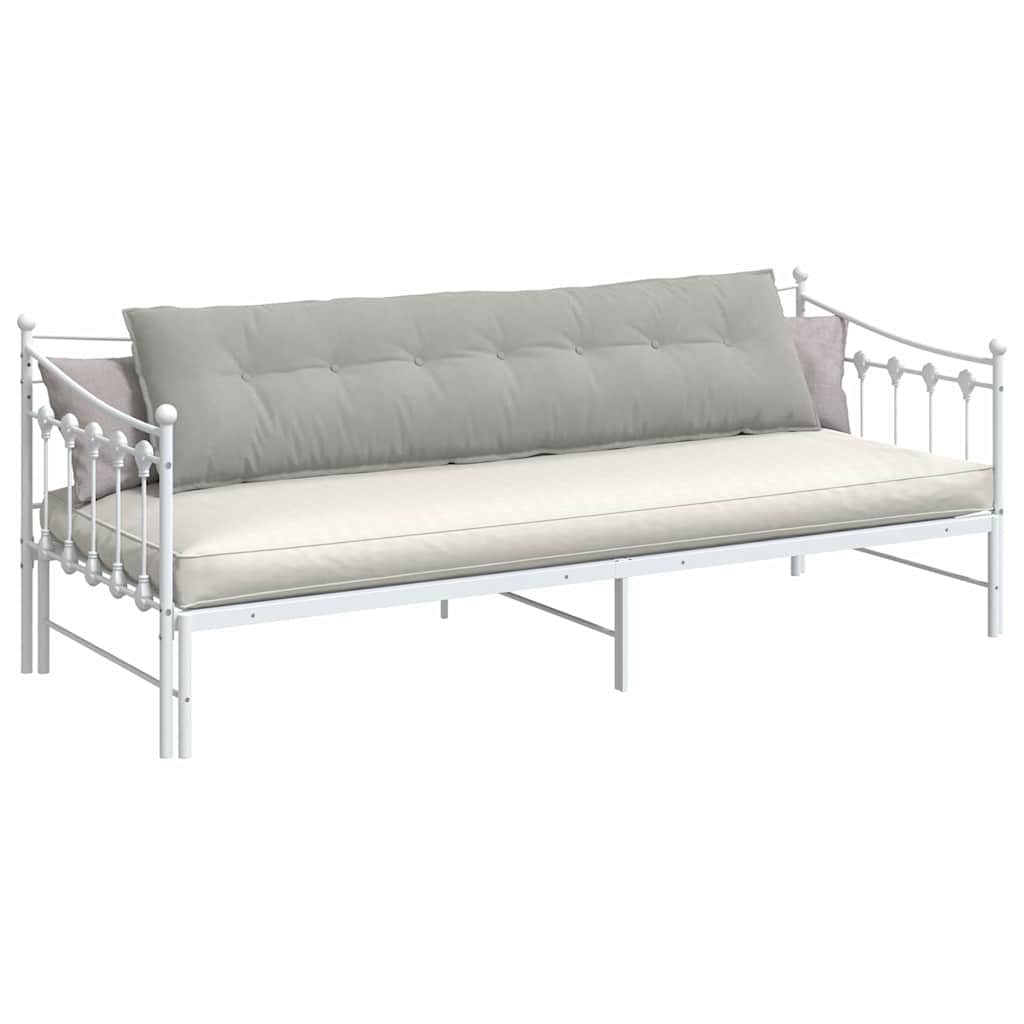 vidaXL Poduszka na plecy Jasnoszary 200 x 50 cm Tkanina mikrofibrowa