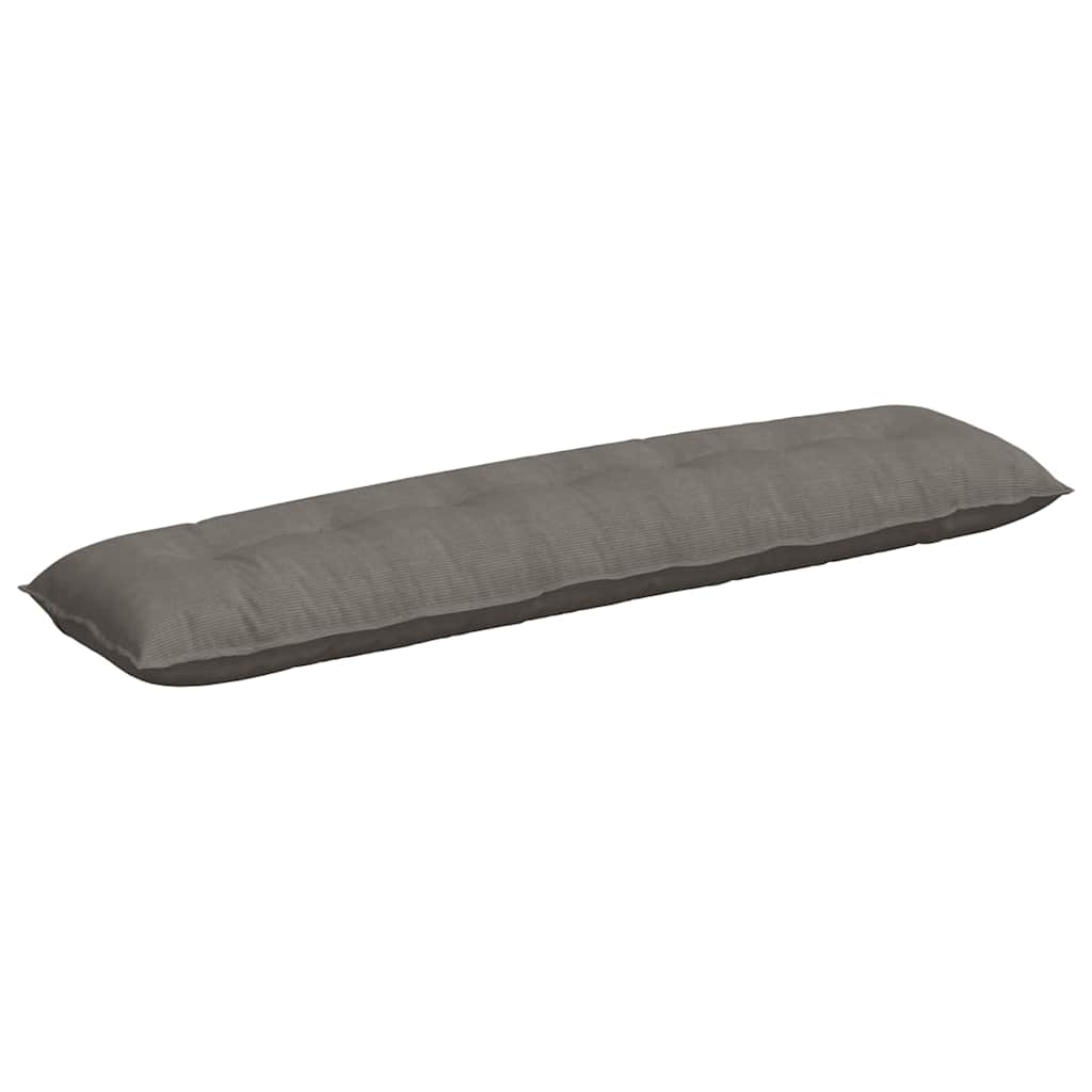 vidaXL Poduszka na plecy Jasnoszary 200 x 50 cm Tkanina sztruksowa