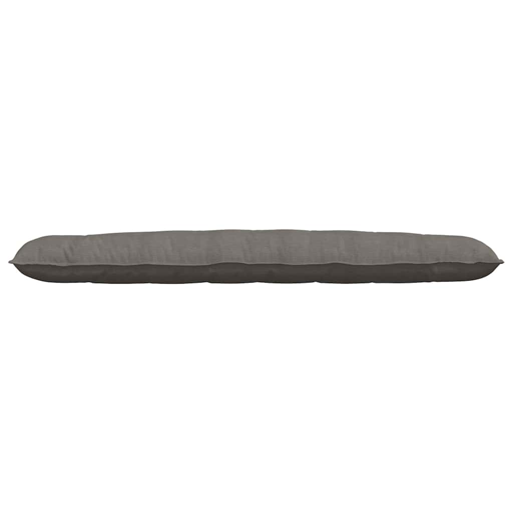 vidaXL Poduszka na plecy Jasnoszary 200 x 50 cm Tkanina sztruksowa