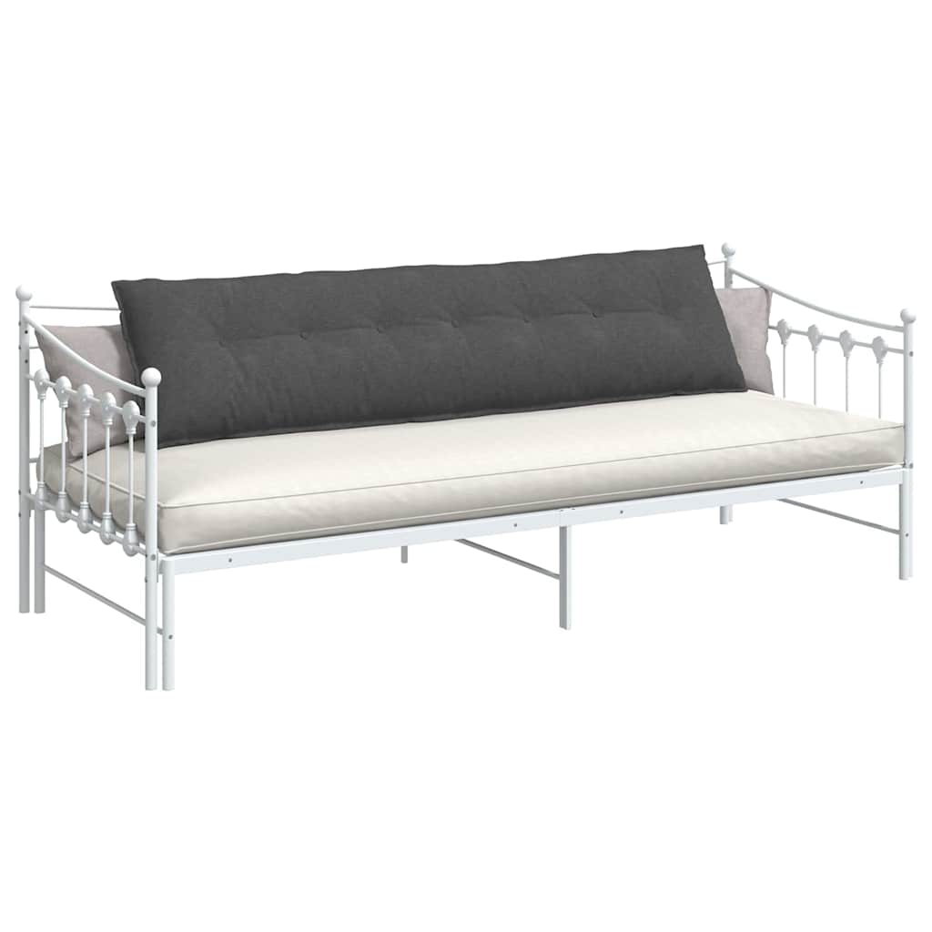 vidaXL Poduszka na plecy Ciemnoszary 200 x 50 cm Tkanina sztruksowa