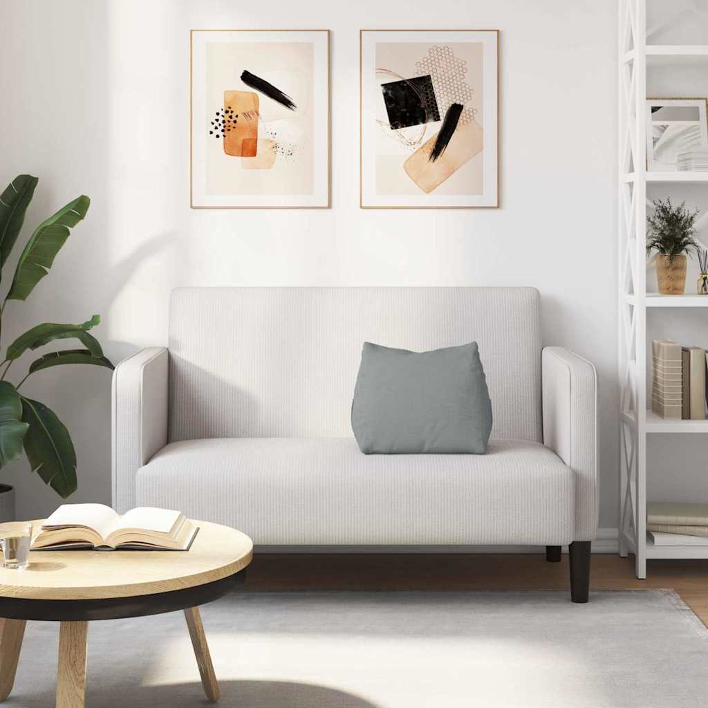 vidaXL Poduszka na plecy Jasnoszary 45 x 20 x 35 cm tkanina