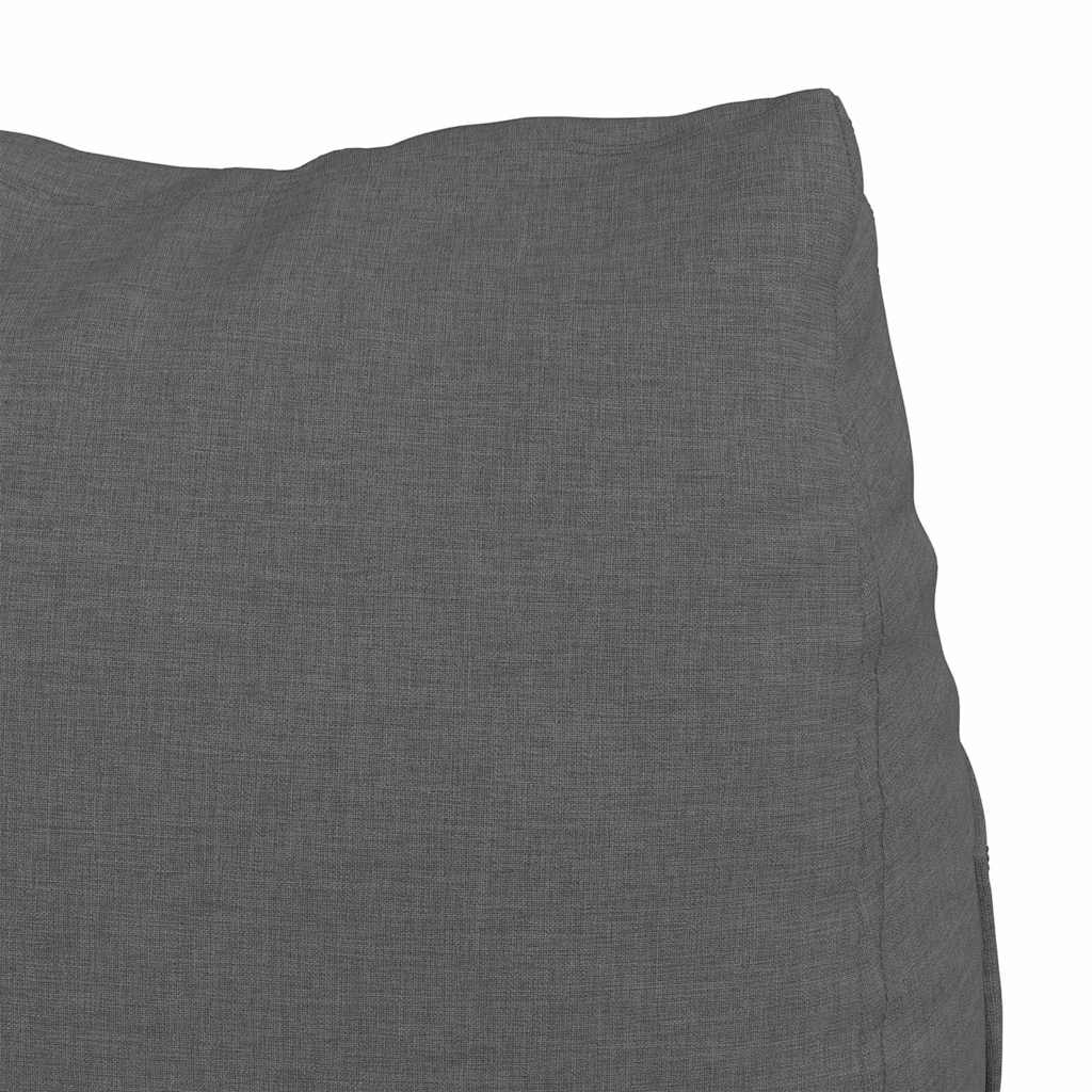 vidaXL Poduszka na plecy Ciemnoszary 45 x 20 x 35 cm tkanina