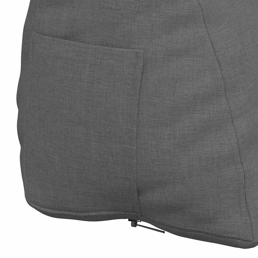 vidaXL Poduszka na plecy Ciemnoszary 45 x 20 x 35 cm tkanina