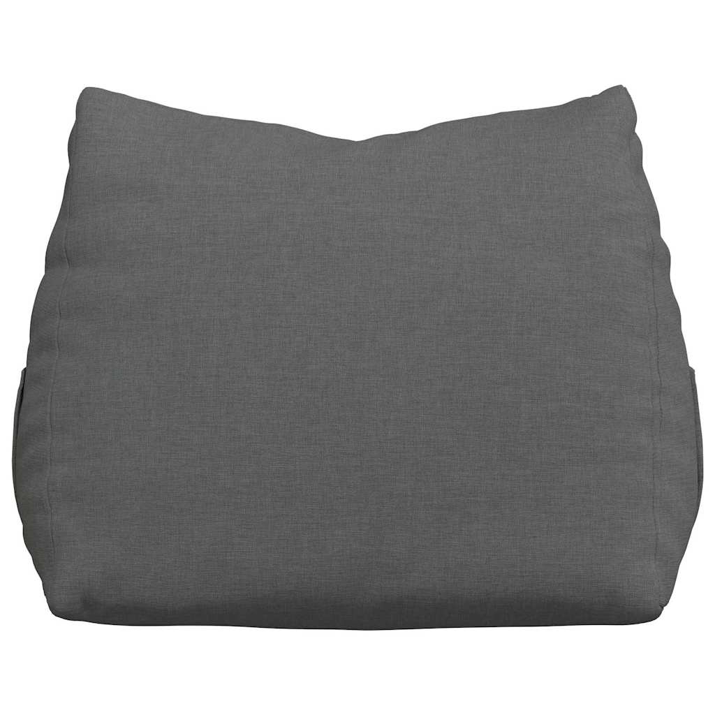 vidaXL Poduszka na plecy Ciemnoszary 45 x 20 x 35 cm tkanina