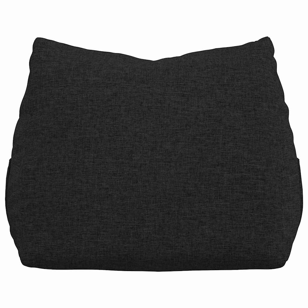 vidaXL Poduszka na plecy Czarny 45 x 20 x 35 cm tkanina