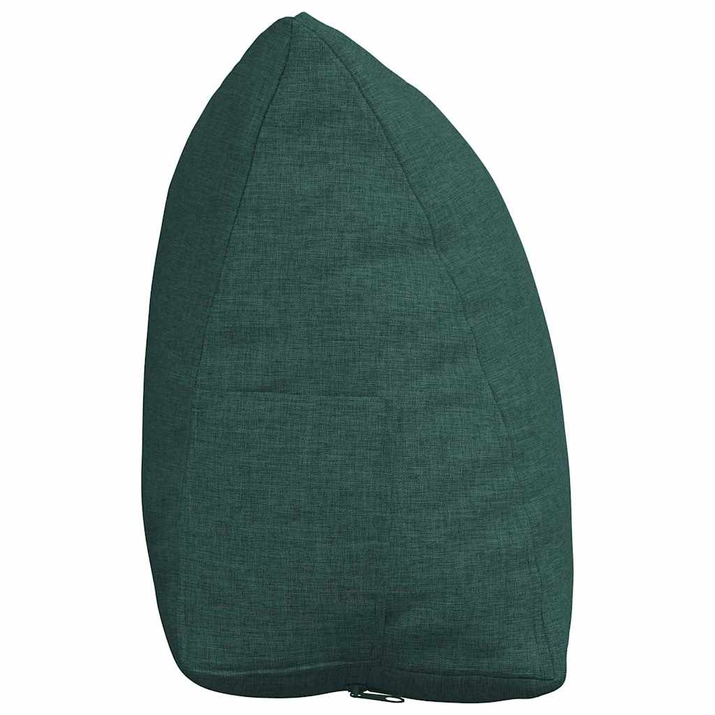 vidaXL Poduszka na plecy Ciemna zieleń 45 x 20 x 35 cm tkanina