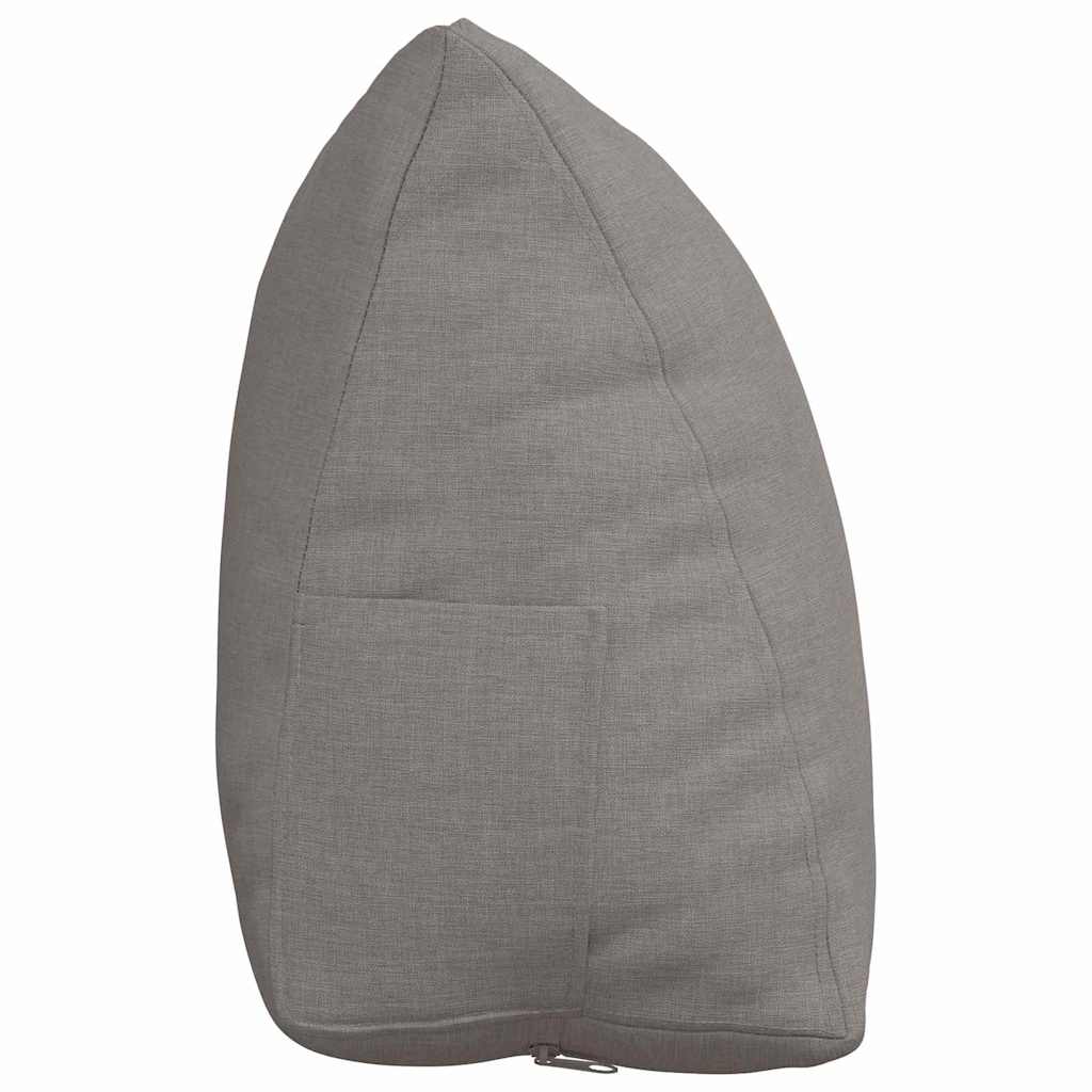 vidaXL Poduszka na plecy Ciemnoszary 45 x 20 x 35 cm tkanina